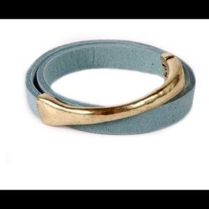 Leather wrap bracelet